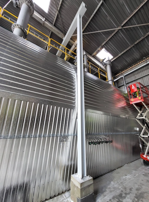 Finland. Mikkeli. Kiln and Pipeline Insulation Works