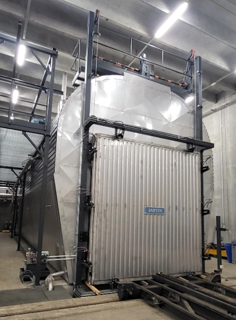Denmark. Froslev. Kiln and Pipeline Insulation Works